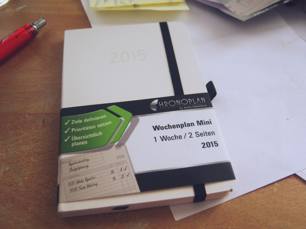 Mel hat getestet: Den Chronoplan- Wochenplaner Mini…