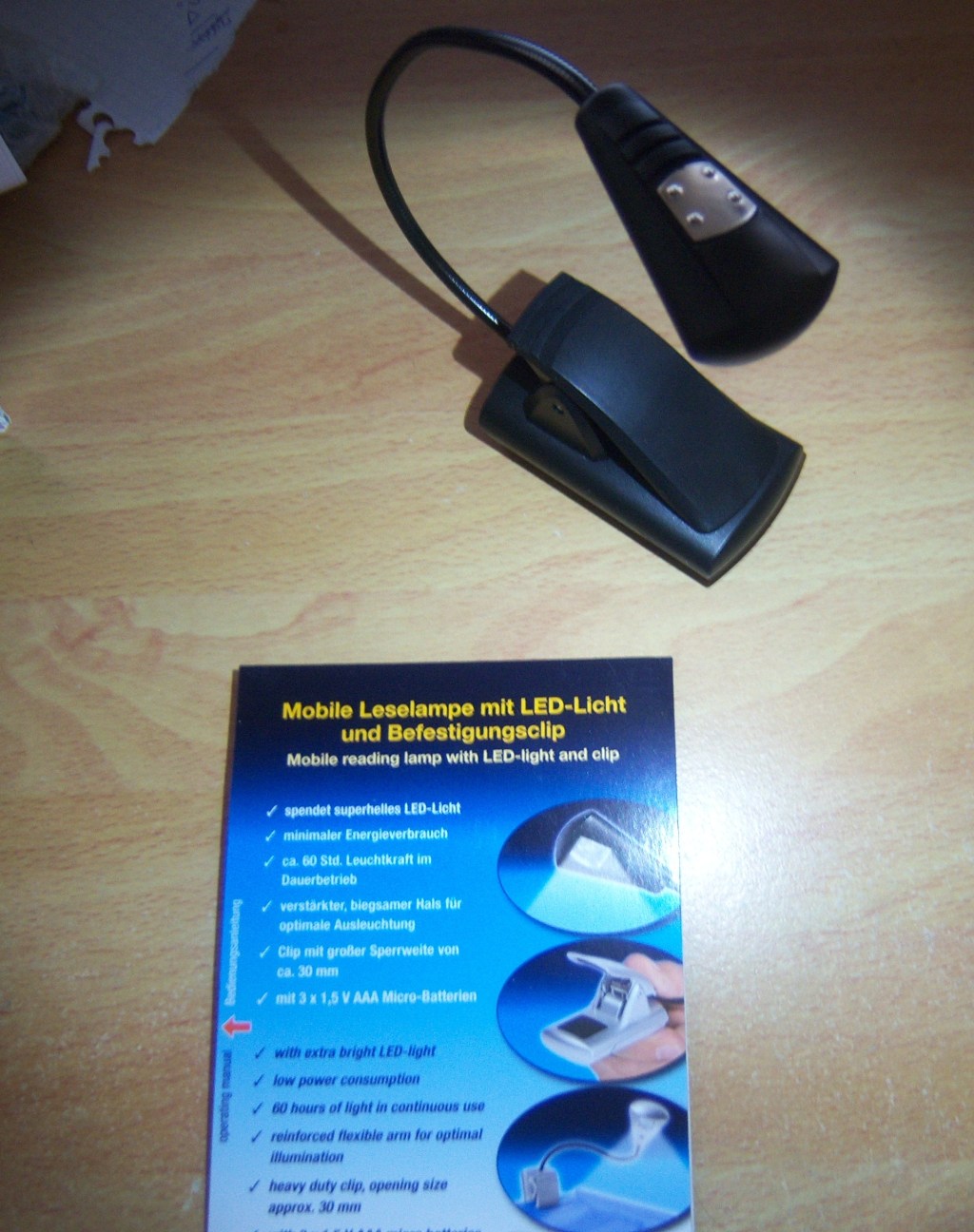 Mel hat gestestet: Die LED-Leselampe von&nbsp;WEDO