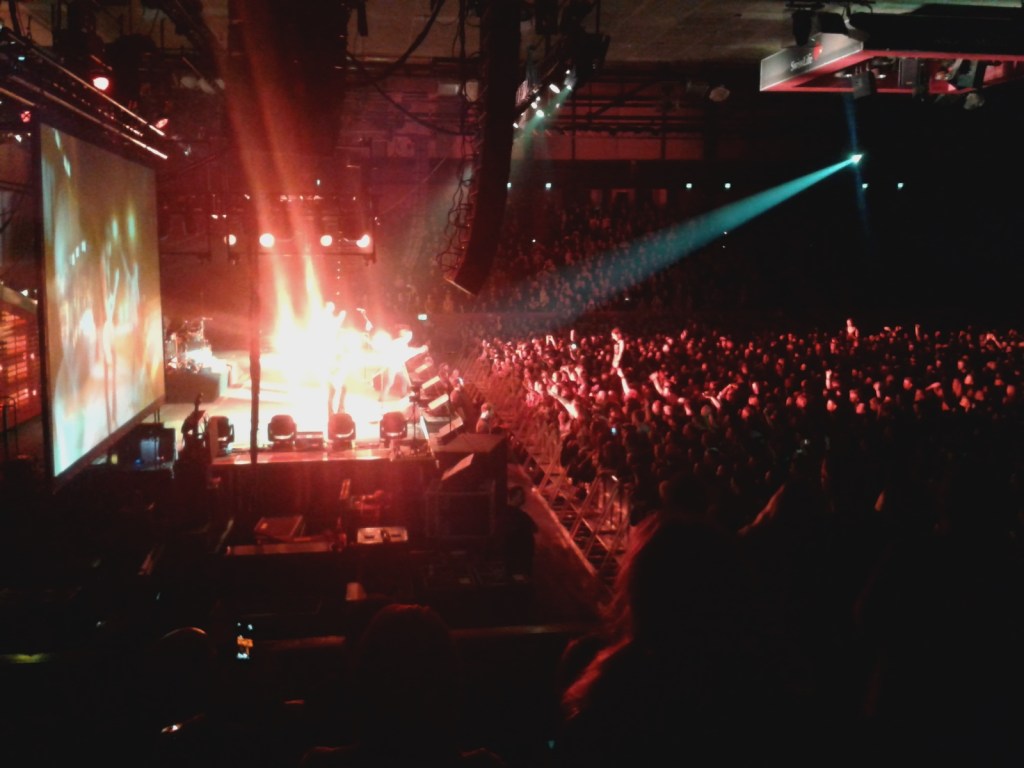 Seitlich noch einen Platz ergattert.