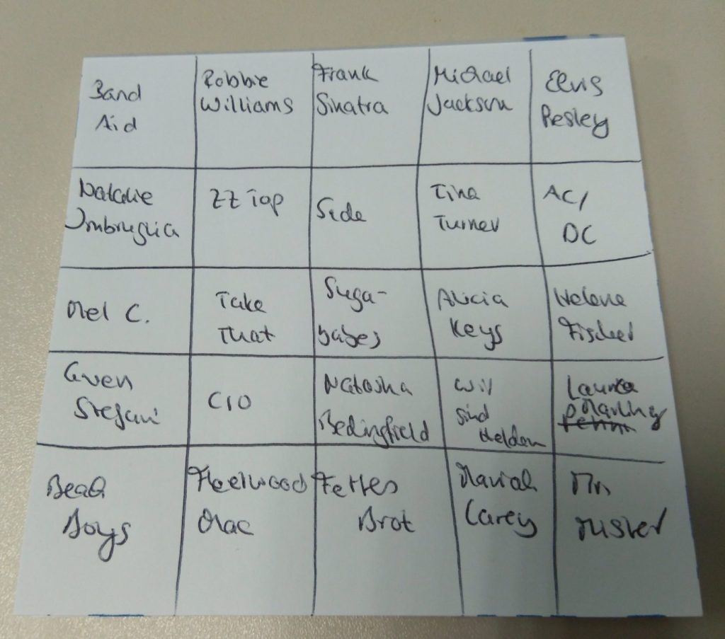 Das Weihnachts-Radio Bingo 2017